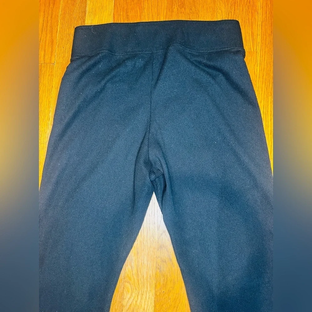 Gilly Hicks Black Ribbed Knit Pants